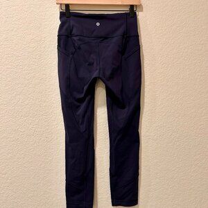 Lululemon Navy Blue Women's Pant Leggings Size 6